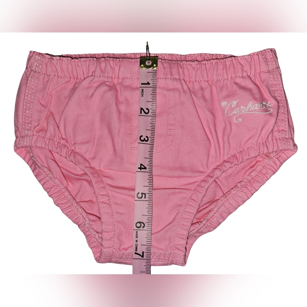 Carhartt Baby Girls Pink Bloomers w/ Heart Pockets Cowgirl NWT Sz 9M - Picture 11 of 13